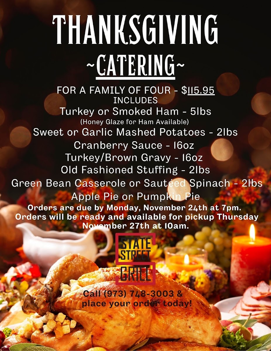 State Street Grill Menu - Image 2