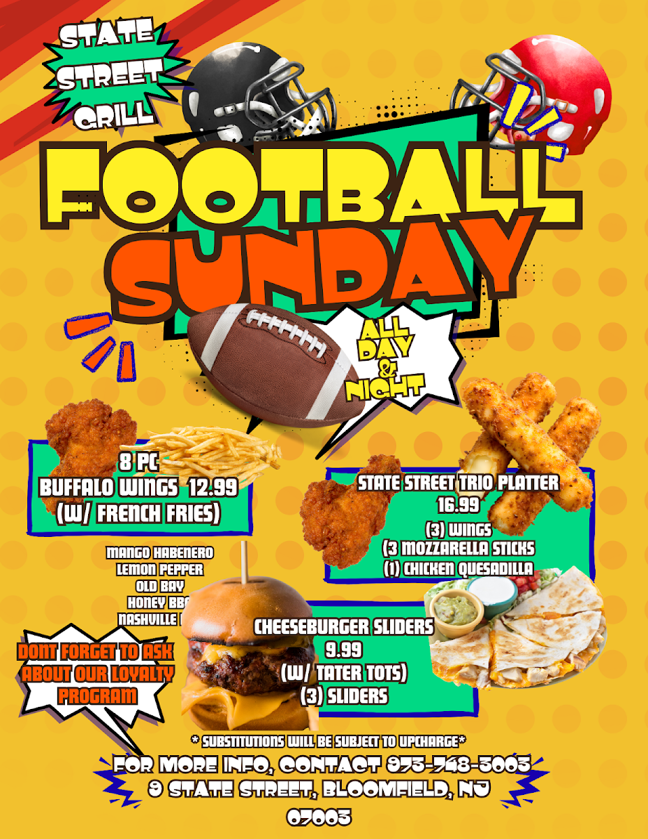 State Street Grill Menu - Image 4